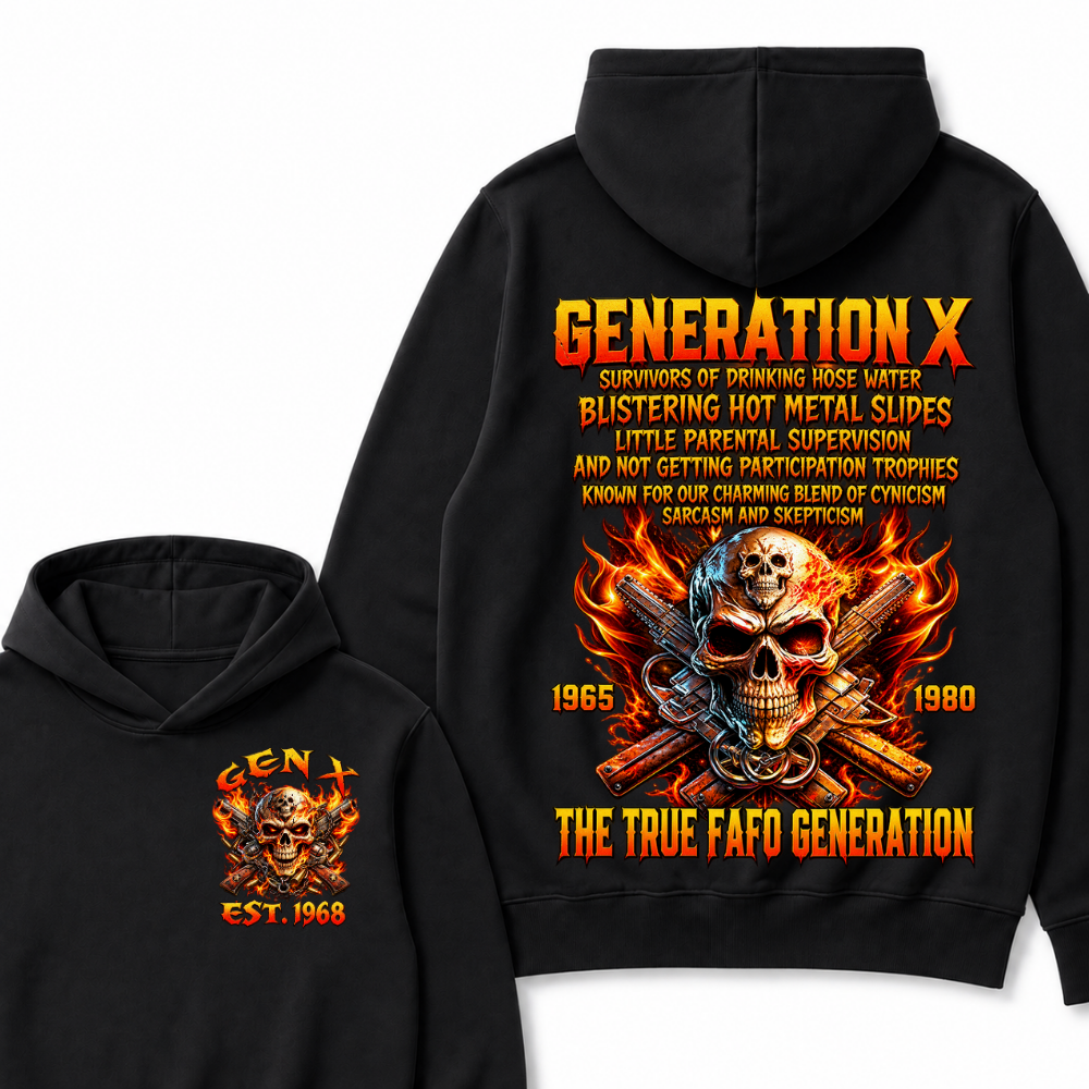 Generation X The Ture Fafo Generation Custom Year Hoodie