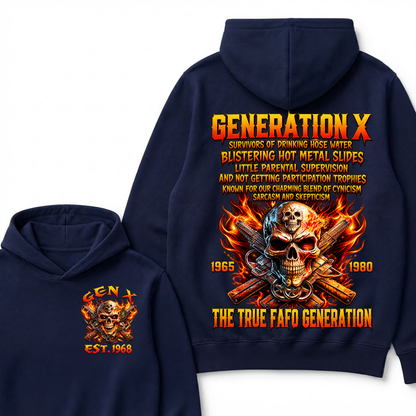 Generation X The Ture Fafo Generation Custom Year Hoodie