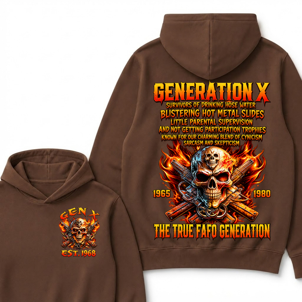 Generation X The Ture Fafo Generation Custom Year Hoodie