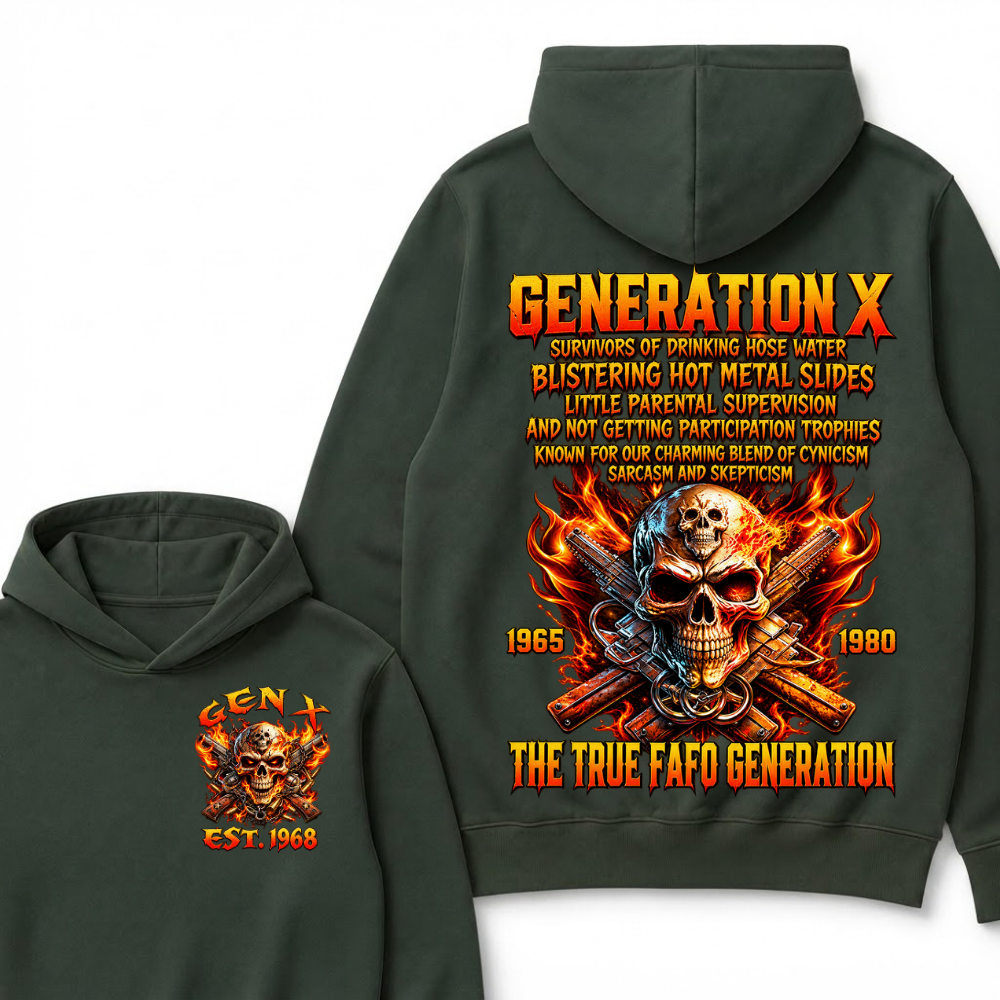 Generation X The Ture Fafo Generation Custom Year Hoodie