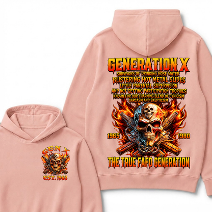 Generation X The Ture Fafo Generation Custom Year Hoodie